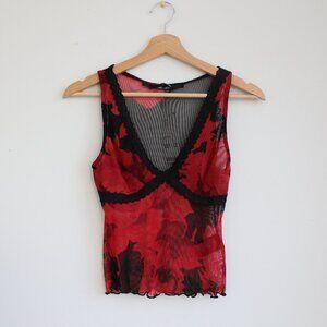 NWT Urban Outfitters 'Marie' Mesh Top